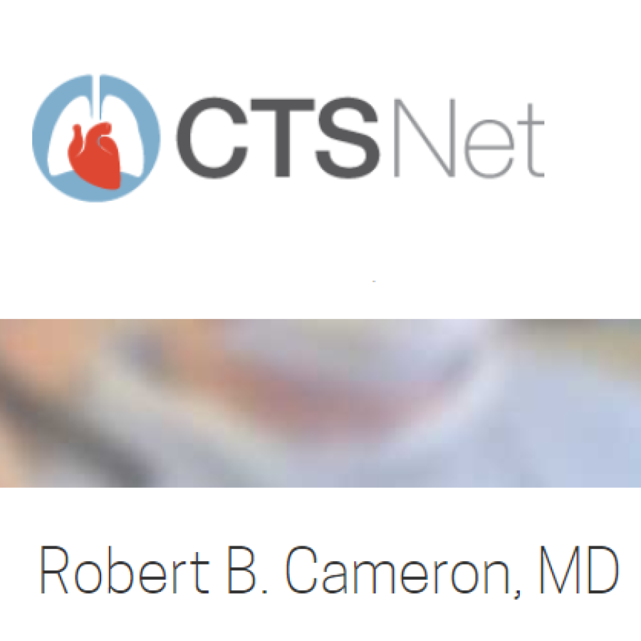 Robert B. Cameron's profile at CardioThoracic Surgery Network Profile